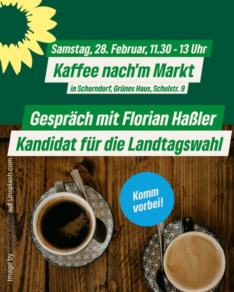 3. Kaffee nach’m Markt – Mit Florian Haßler